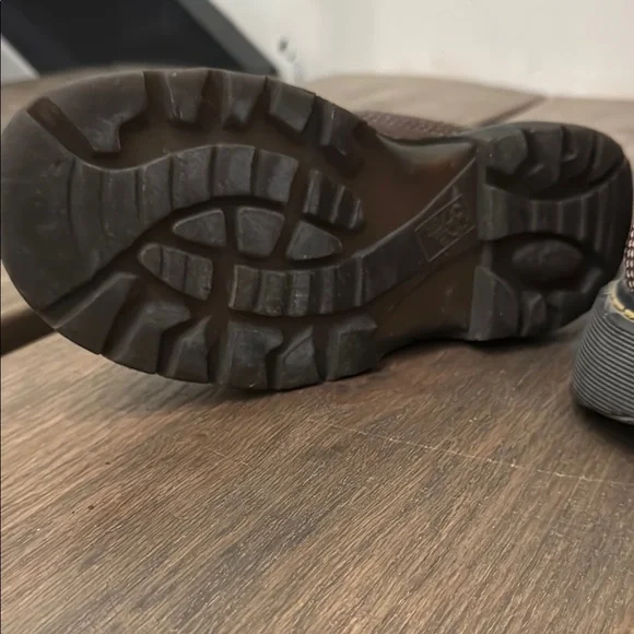 Brown Leather Lace-Up Boots - Picture 7 of 7